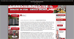 Desktop Screenshot of grabsteinmeister.de